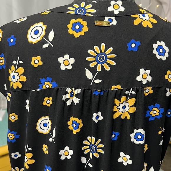 Anne Klein plus, long draw string sleeveless dress, 1X - Picture 4 of 5